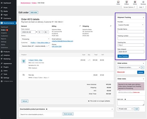 Shipment Tracking Documentation .